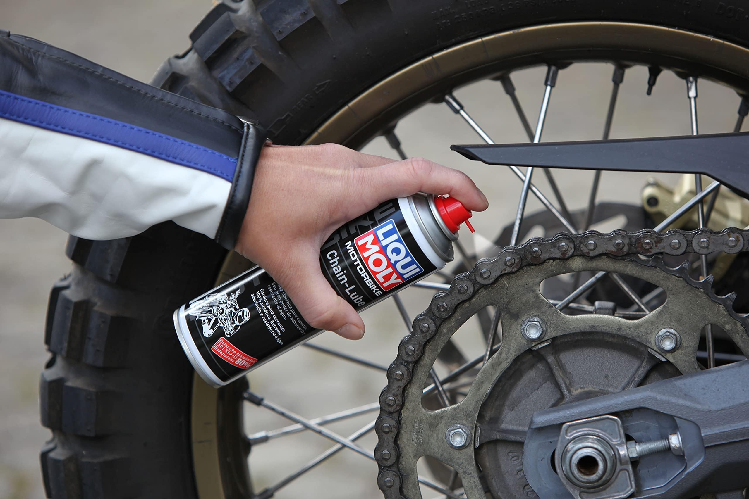 LIQUI MOLY Motorbike Chain Lube | 250 ml | Motorrad Haftschmierstoff ohne Kupfer | Art.-Nr.: 1508 (Packung mit 2)