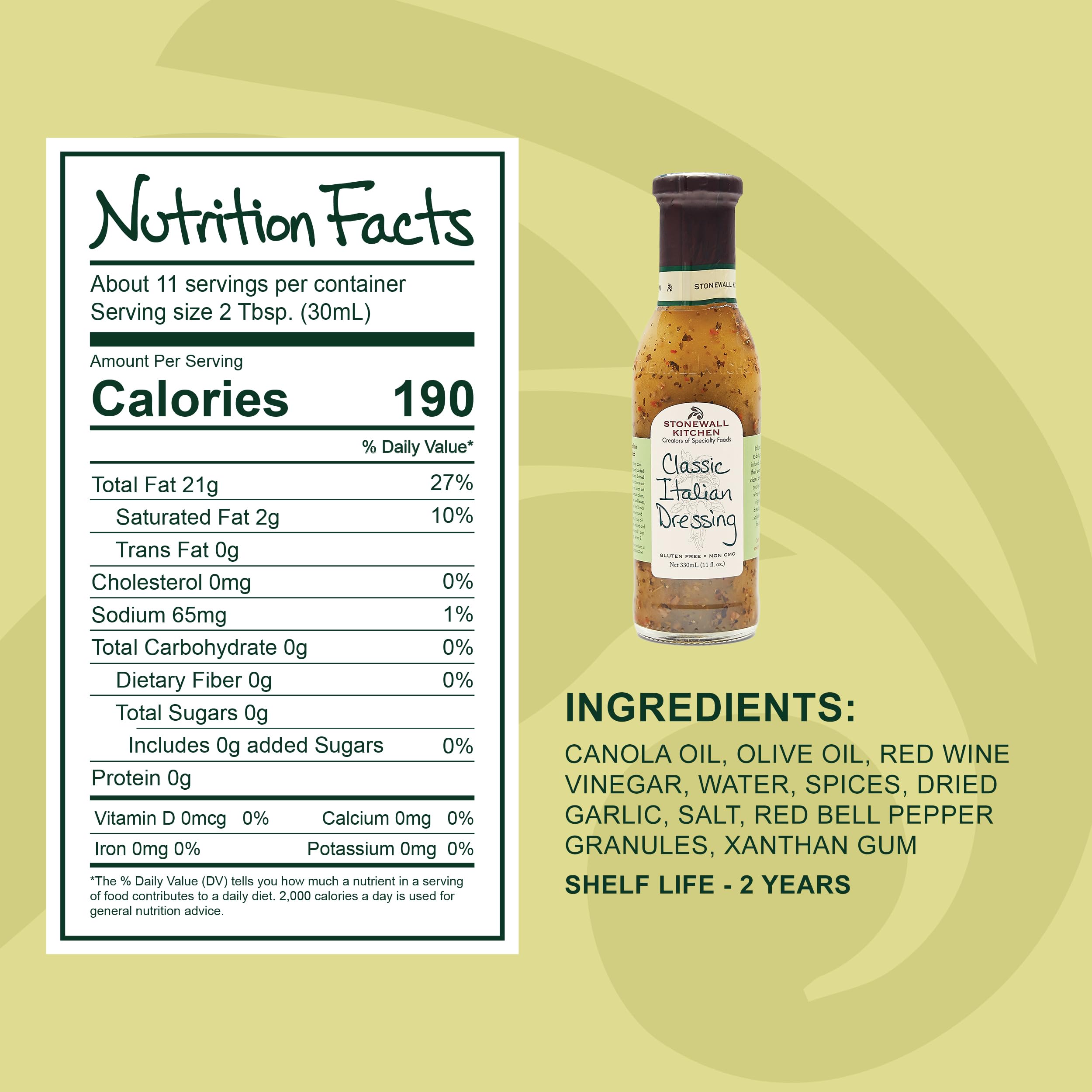 stonewall kitchen classic greek dressing Amazon.com : Stonewall Kitchen, Classic Italian Dressing, Made in the USA,  11 oz. Bottle : Salad Dressings : Grocery & Gourmet Food