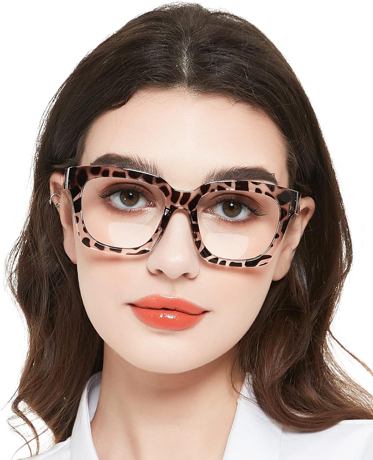 MARE AZZURO Oversized Bifocal Reading Glasses Women Blue Light Blocking Readers 1.0 1.25 1.5 1.75 2.0 2.25 2.5 2.75 3.0 3.5