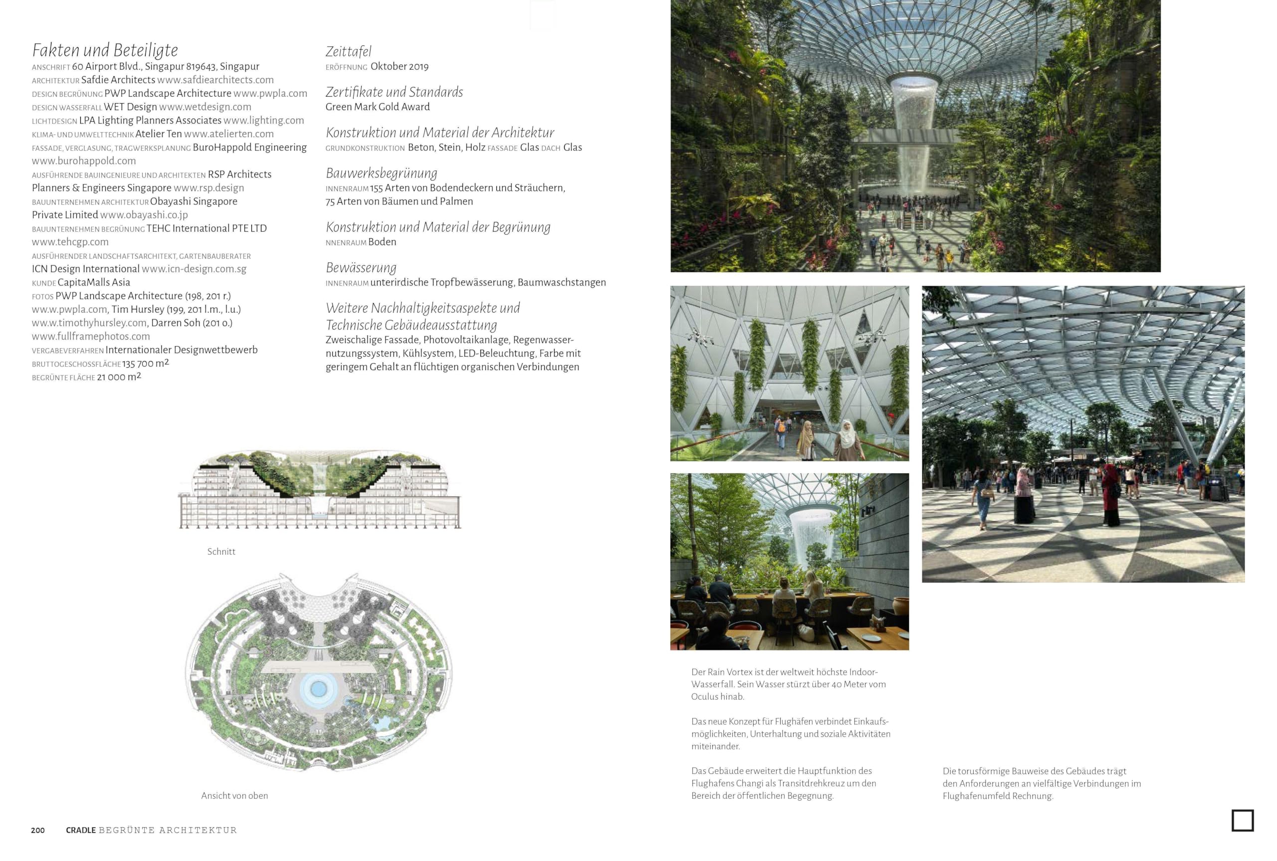 CRADLE Buch: Begrünte Architektur: Fassadenbegrünung Dachbegrünung Innenraumbegrünung