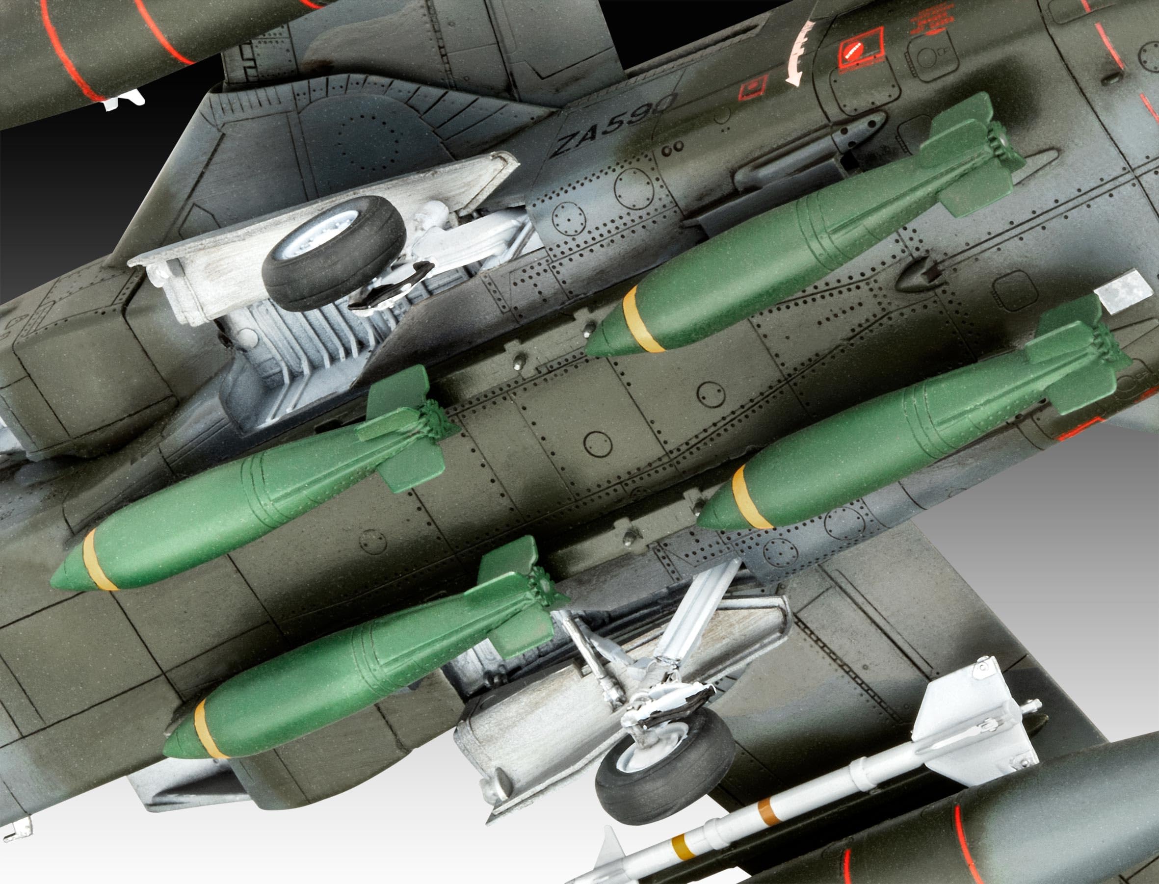 Revell Modelarstwo, zestaw modelarski z okazji 50th Anniversary Tornado, skala 1:72, 310 elementów, zestaw do majsterkowania od 12 lat, szczegółowy model, samolot wojskowy, autentyczna imitacja