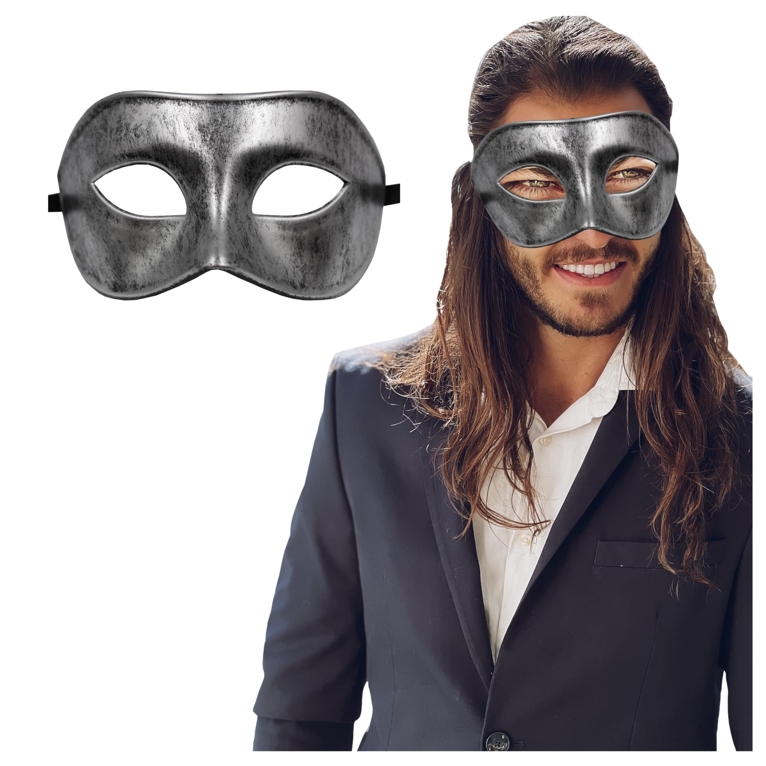 Amazon | 仮面舞踏会マスク メンズ アンティーク調マスク