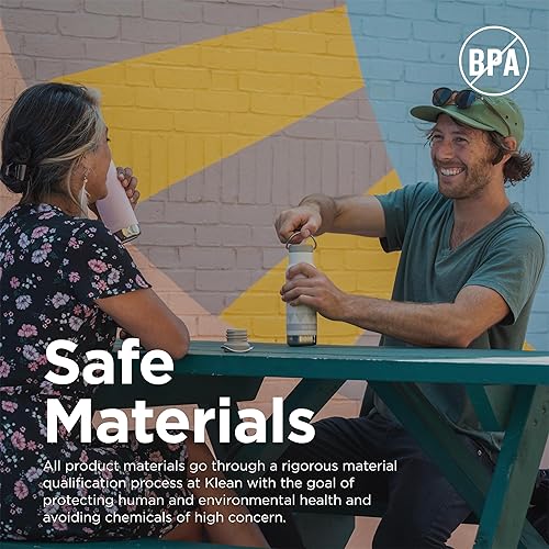 Miniatura 6 de Klean Kanteen - Botella de agua clásica de acero inoxidable con aislamiento de doble pared con tapa de bucle