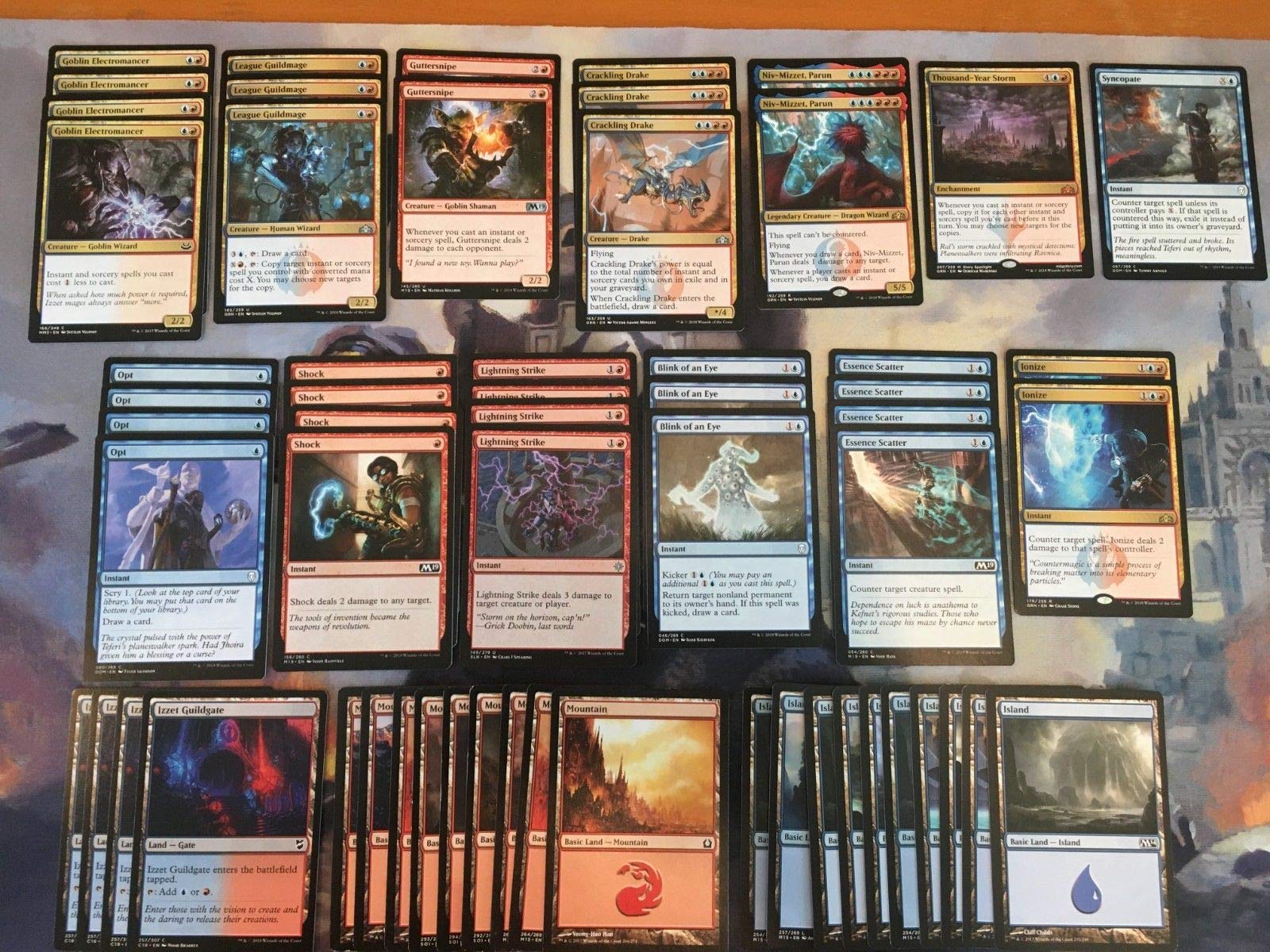 MTG Decks & MoreMTG Decks & More Izzet Counter/Burn - Blue Red - Modern Legal - Custom Built - Magic The Gathering - - 60 Card