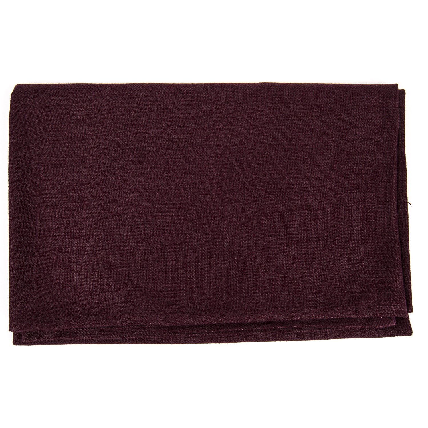 LinenMe Linen Lara Bath Towels (Set of 4), 39 x 55, Aubergine