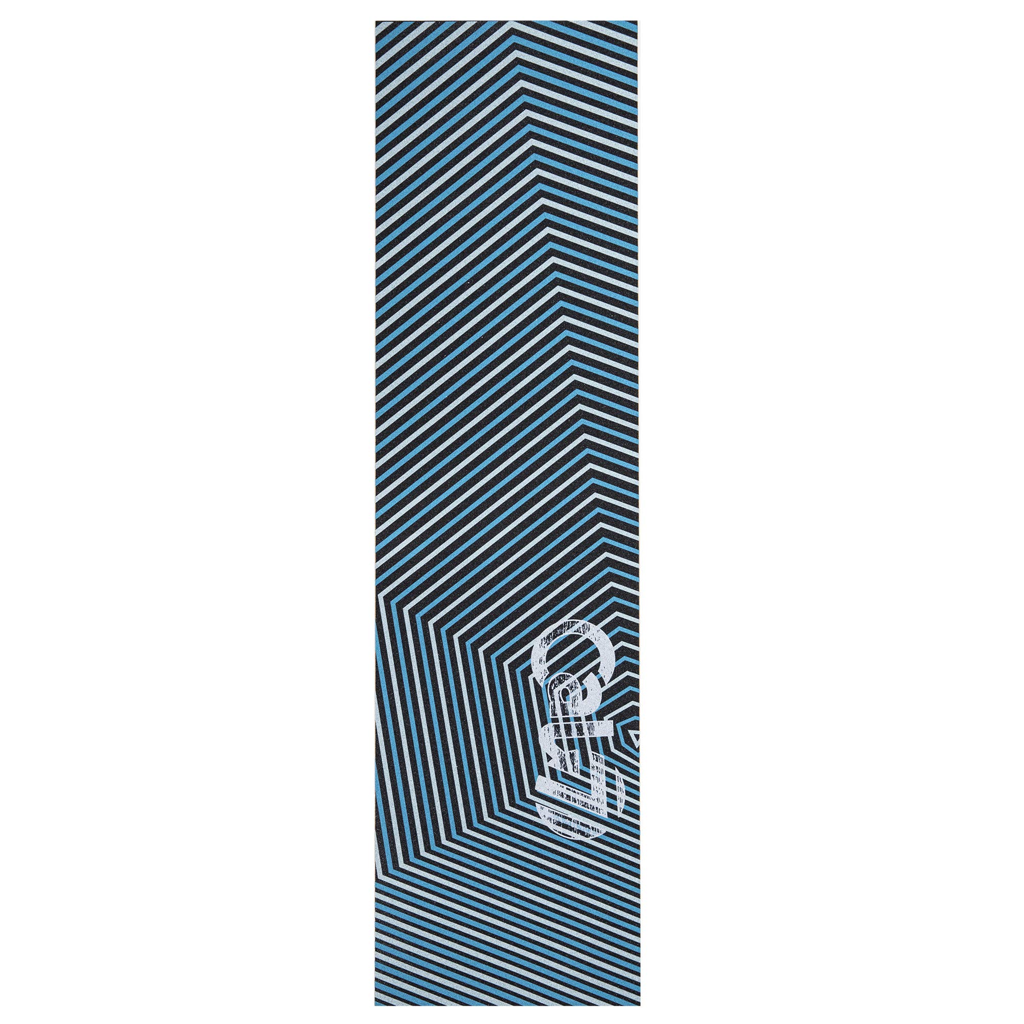 Cal 7 Graphic 9 x 33 Inch Skateboard Griptape (Blue Stripes)