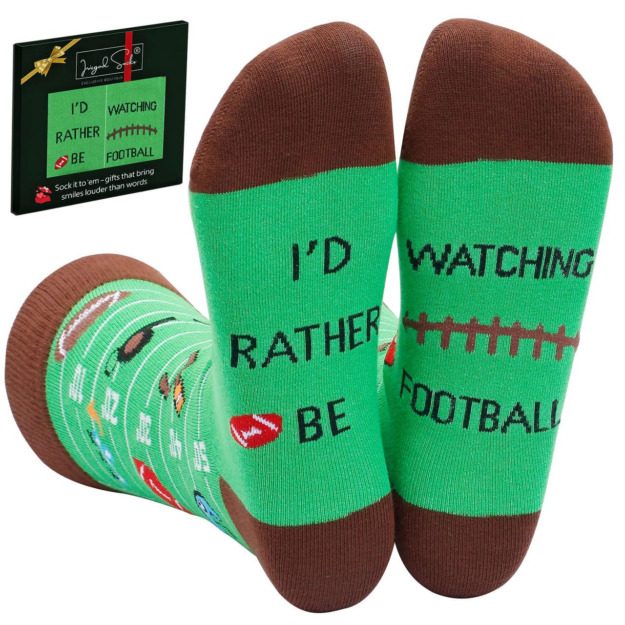 IRISGOD I'd Rather Be Funny Dress Socks for Men an