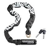Kryptonite Keeper 785 Bike Chain Lock, 2.8 Feet Long Heavy Duty Anti-Theft Bicycle Chain Lock with Keys for Bike, Motorcycle, Scooter, Bicycle, Door, Gate, Fence