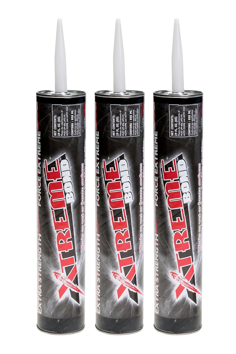 XTREME Bond Masonry Adhesive for Wet or Frozen Surfaces in 10.5 oz and