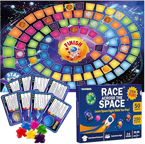 Miniatura 10 de QUOKKA Juego de mesa de los Estados Unidos de América para niños de 8 a 12 años y familias - Aprende estados de EE. UU., capitales, puntos de 1.