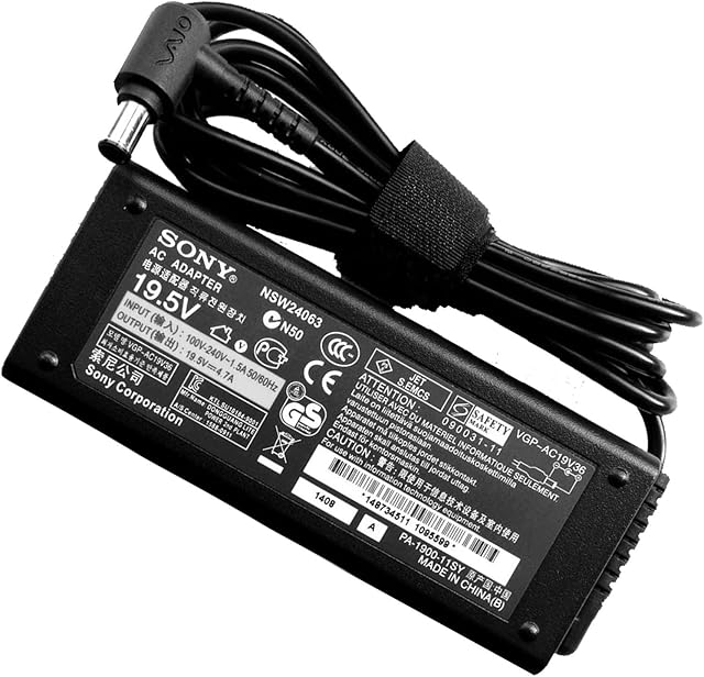 Sony Bravia Televison Power Supply AC Adapter for all BRAVIA models LCD/LED Smart 4K HD UHD TVs with 3 Pin UK Plug Mains Cable Cord