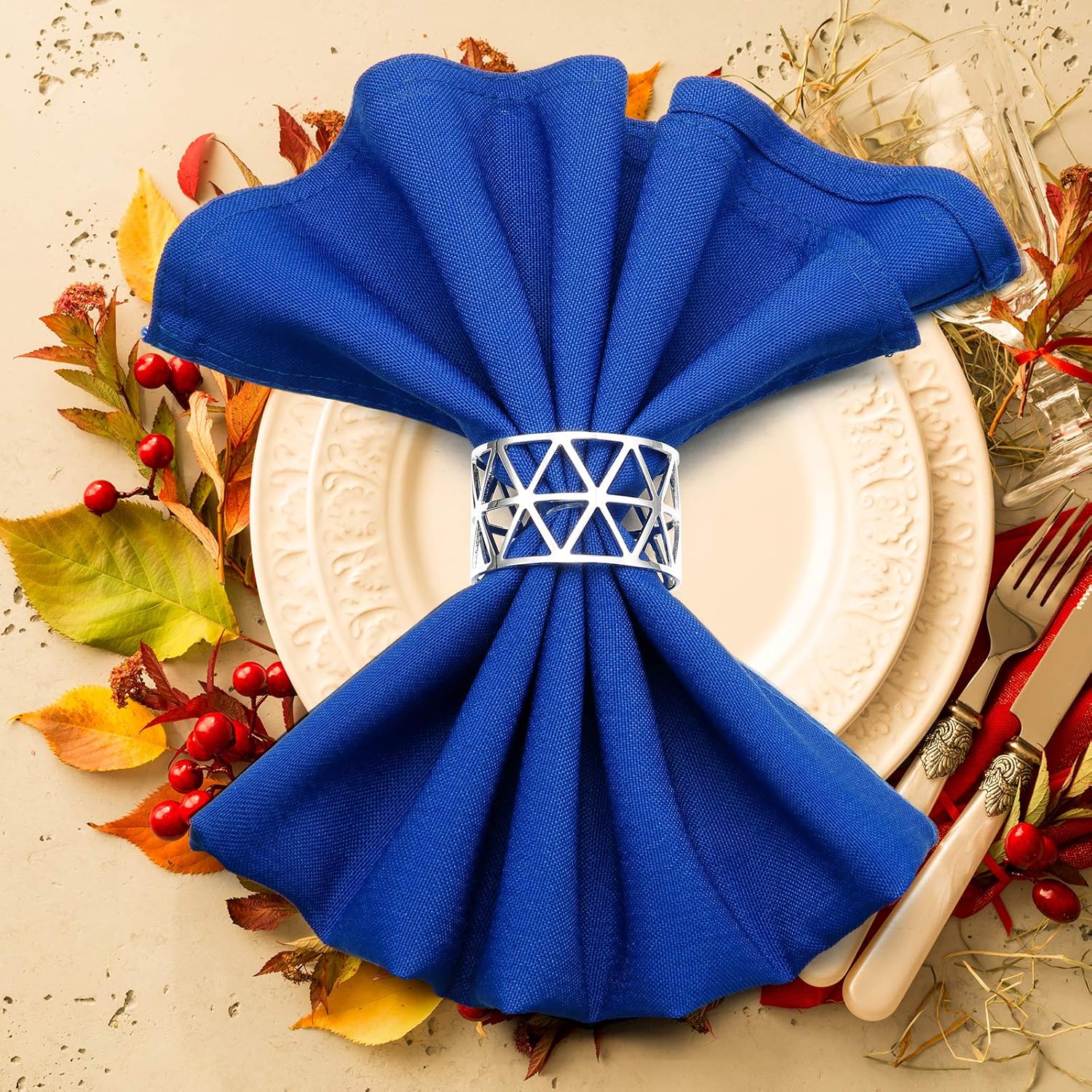 Bеѕt Prоmо 12 Pieces Hollow Out Napkin Rings Holders Napkin Ring Serviette Buckle Holder Household Metal Napkin Holder Adornment for Wedding Thanksgiving Christmas Party Dinner Table (Silver) Flаѕh Dеаlѕ - 50% оƒƒ 12 Pieces Hollow Out Napkin Rings Holders Napkin Ring Serviette Buckle Holder Household Metal Napkin Holder Adornment for Wedding Thanksgiving Christmas Party Dinner Table (Silver)