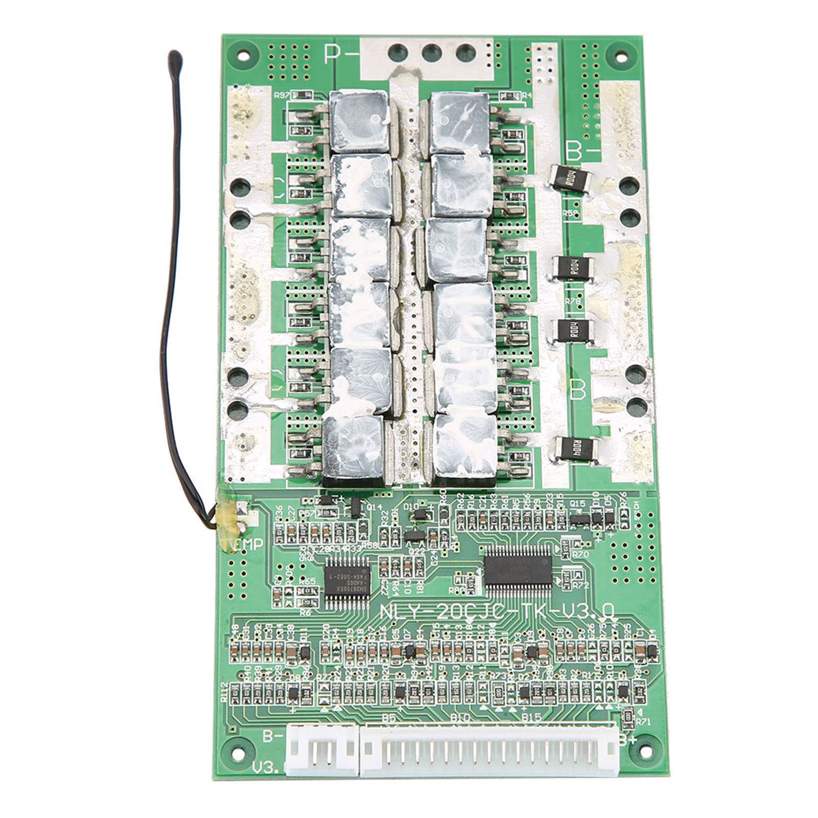 Carga de batería de litio, tarjeta BMS 60V 16S BMS 16S 16S 45A, tarjeta de protección de celda de batería BMS Li ion, tarjeta de carga de batería de litio, módulo de cargador de tarjeta de