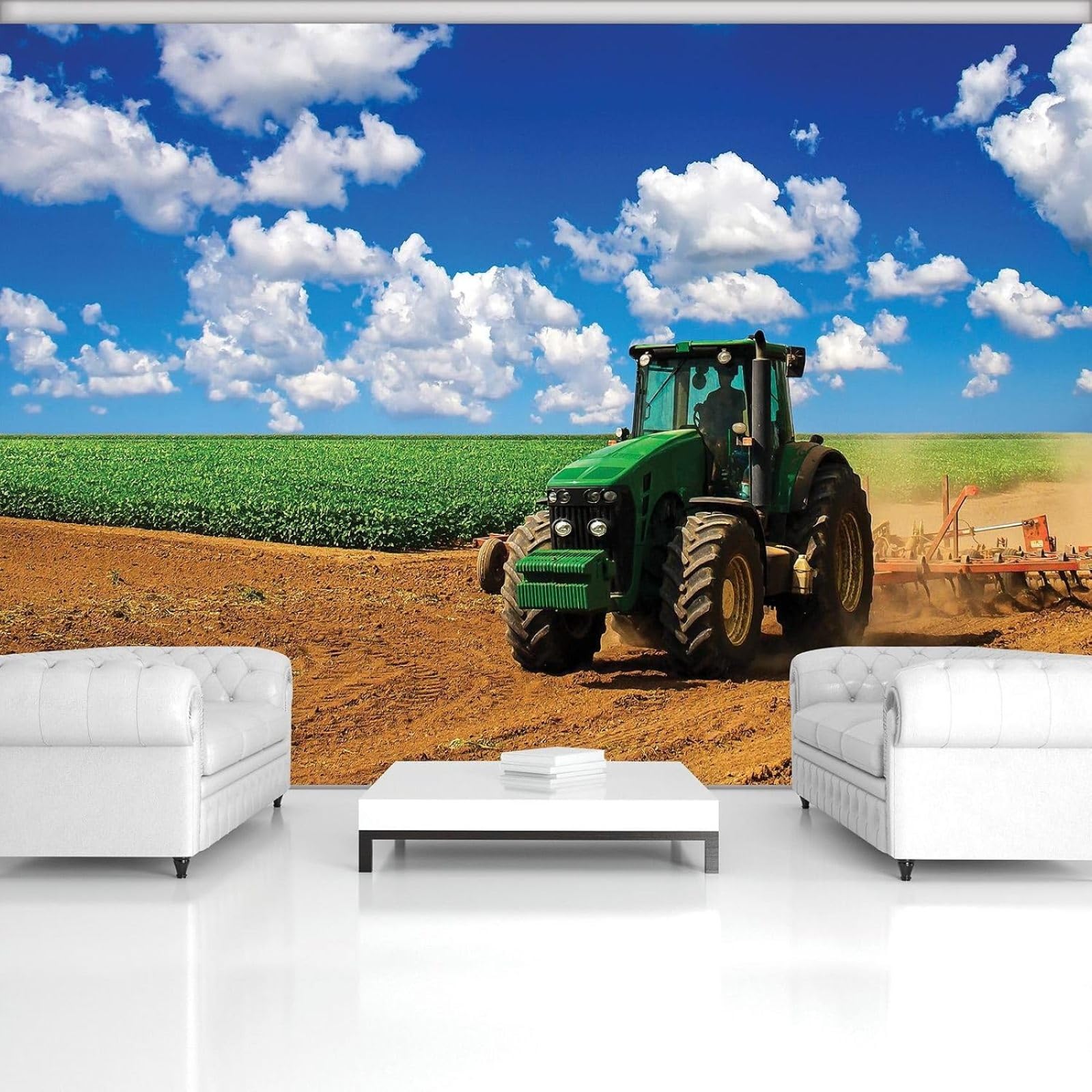 Kfjhgbdshhj 3D Mural Photo Mural-Wallpaper Tropics - For Living Room Bedroom - 3D Effect - Wall,350Cmx256cm Poster - Wall Sticker - Frameless Picture