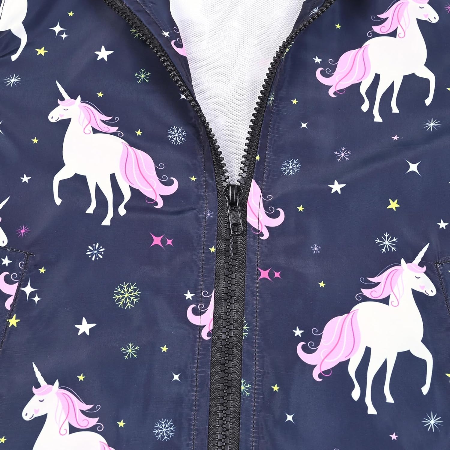 Jxstar Toddler Girls Rain Jackets Little Kids Waterproof Hoodie Raincoats Windbreakers, 12 Month-5 Years - Image 4