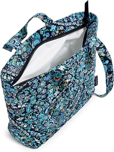 Miniatura 8 de Vera Bradley Lonchera de algodón para el almuerzo, botánica Ditsy