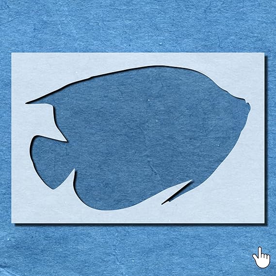 Stencil Angel Fish Mylar Painting Wall Art Crafts Airbrush Amazon.co