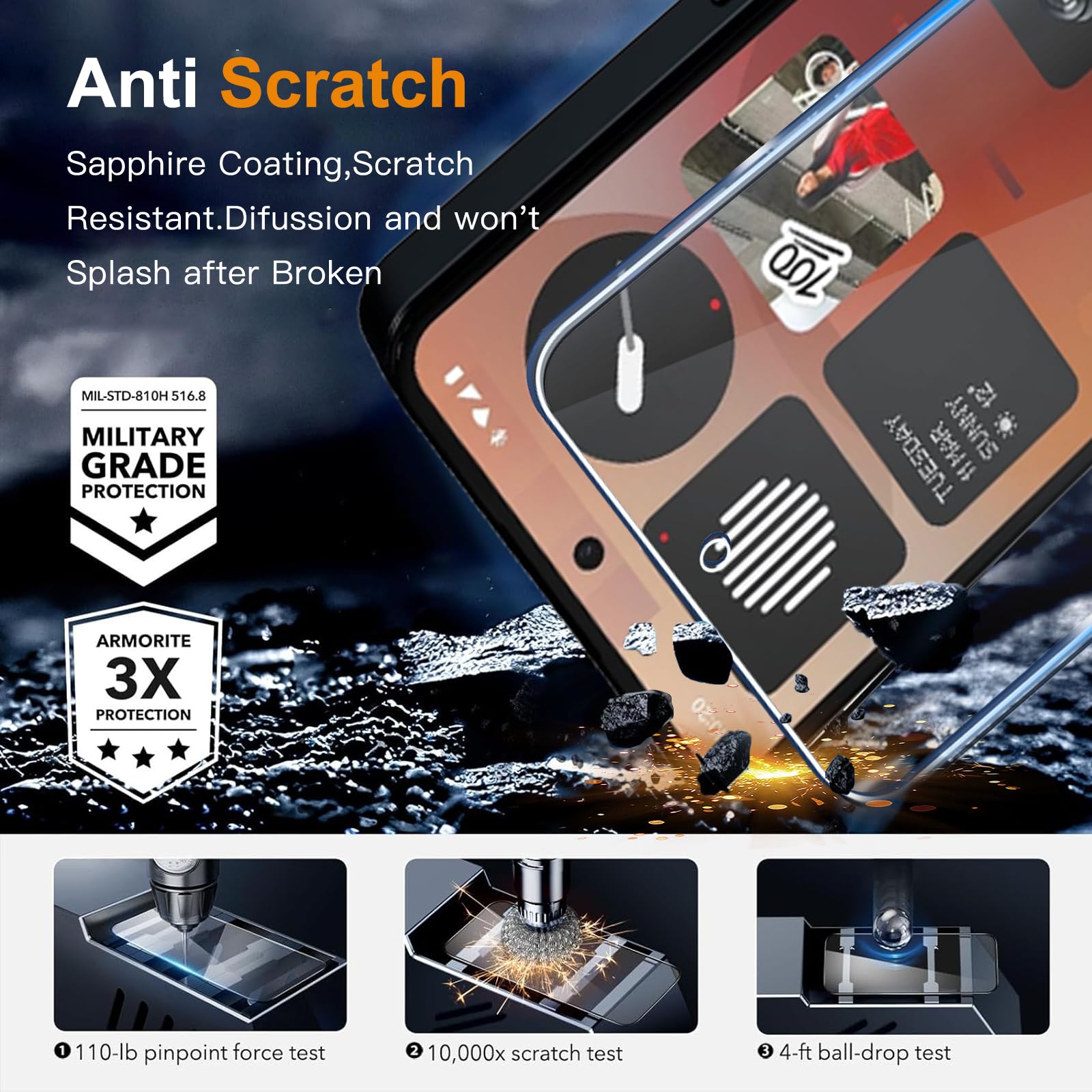 Selencia Gehard Glas Screenprotector voor de Xiaomi Poco X5 5G