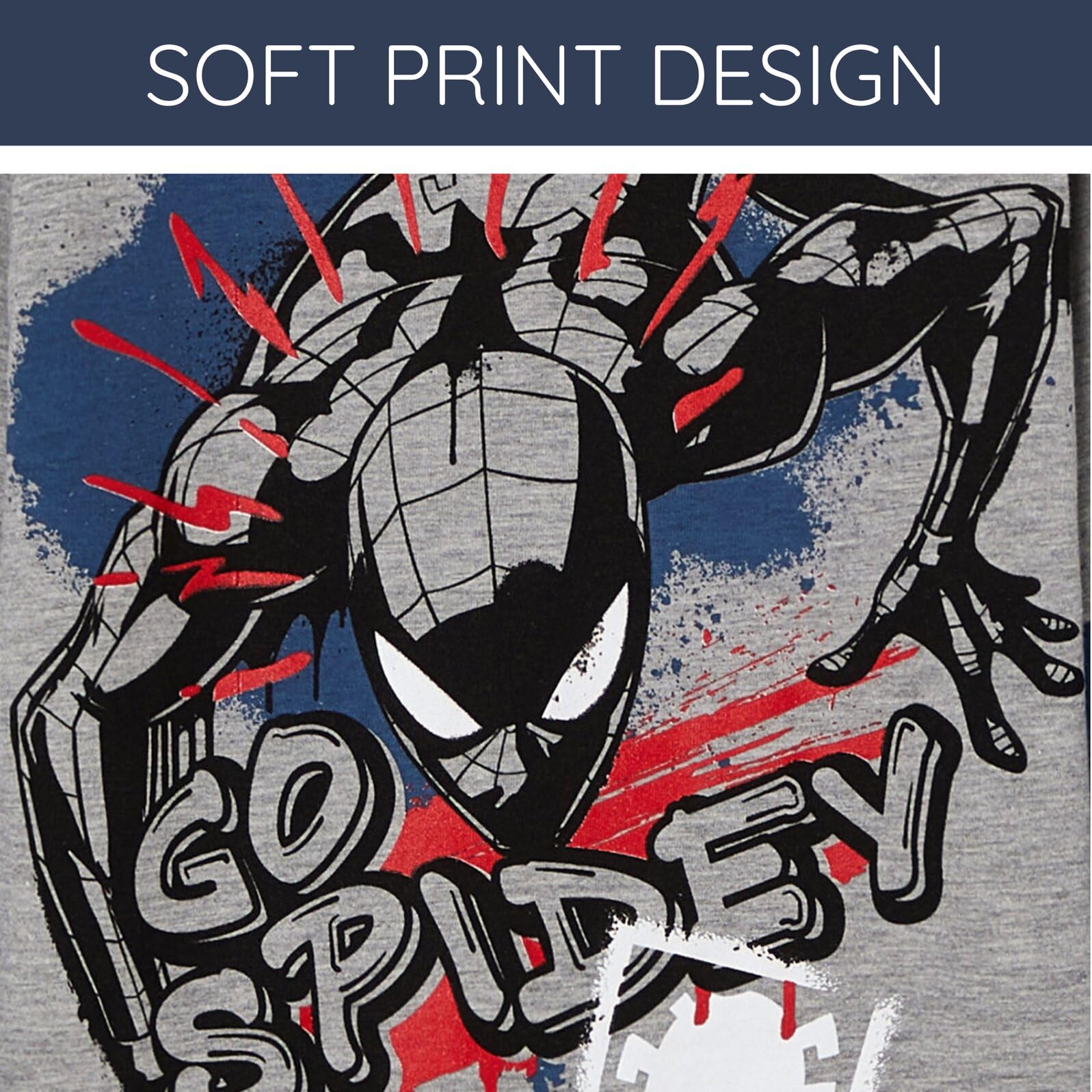 Marvel T-shirt i spodnie polarowe strój zestaw malucha do dużych dzieci rozmiary (2T - 14-16)
