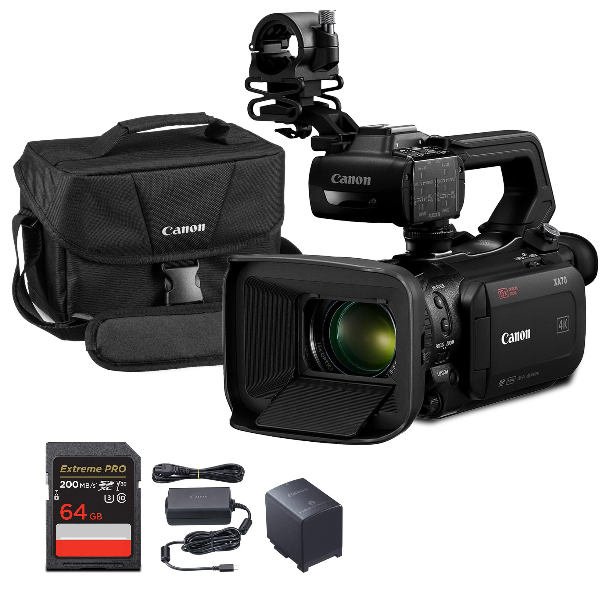 Amazon.com : Canon XA70 UHD 4K30 Professional Pro Camcorder 1” 4K