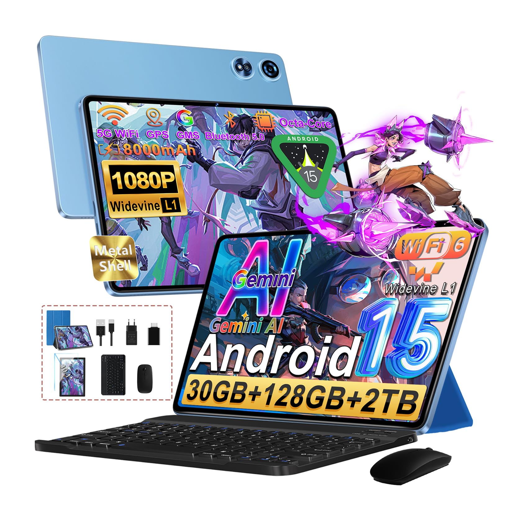 Tablet Android 15: Potencia y Almacenamiento Máximo