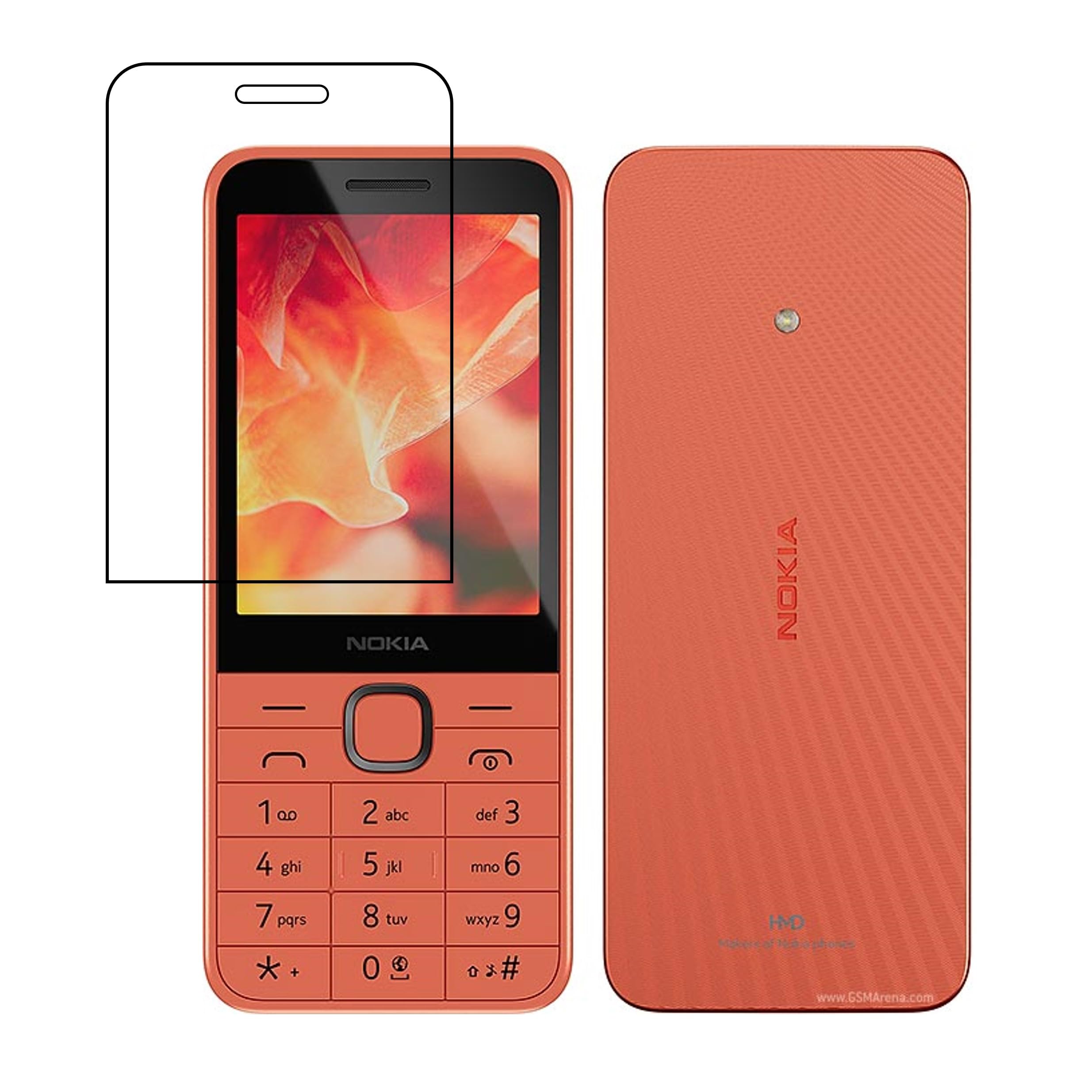 Sponsored Ad - DVTECH® Mobile Front Screen Protector Compatible With Nokia 220 4G (2024) 9H Protective Unbreakable (Flexible Screen Protector)