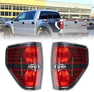 Tykick Tail Lights For Ford F150 2009 2010 2011 2012 2013 2014 Pickup Truck Light Assembly Housing Right Passenger&Left Driver (Black Border) Replaces# BL3Z13404AA FO2819150 BL3Z13405AB FO2818148