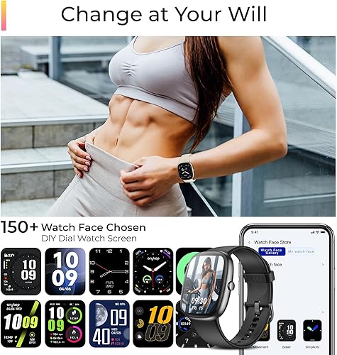 Miniatura 5 de Reloj de seguimiento de actividad física con monitor de oxígeno en sangre de frecuencia cardíaca 247, monitor de actividad de pantalla grande de