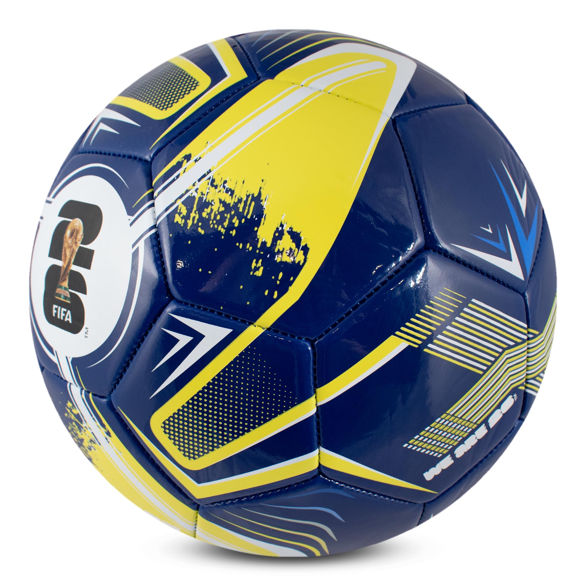 Hy-Pro Officially Licensed FWC26 Size 5 Football - Training Ball with Trophy Design & Host Nations Graphics, Football Gifts for Boys - FIFA World Cup 2026 Design - 4