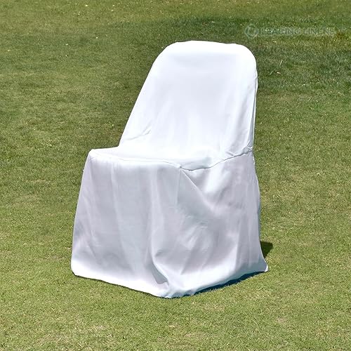 Miniatura 2 de Sparkles Make It Special Leading Linens - Fundas para sillas plegables de poliéster de 300 piezas, recepción de boda, banquete, fiesta, restaurante,