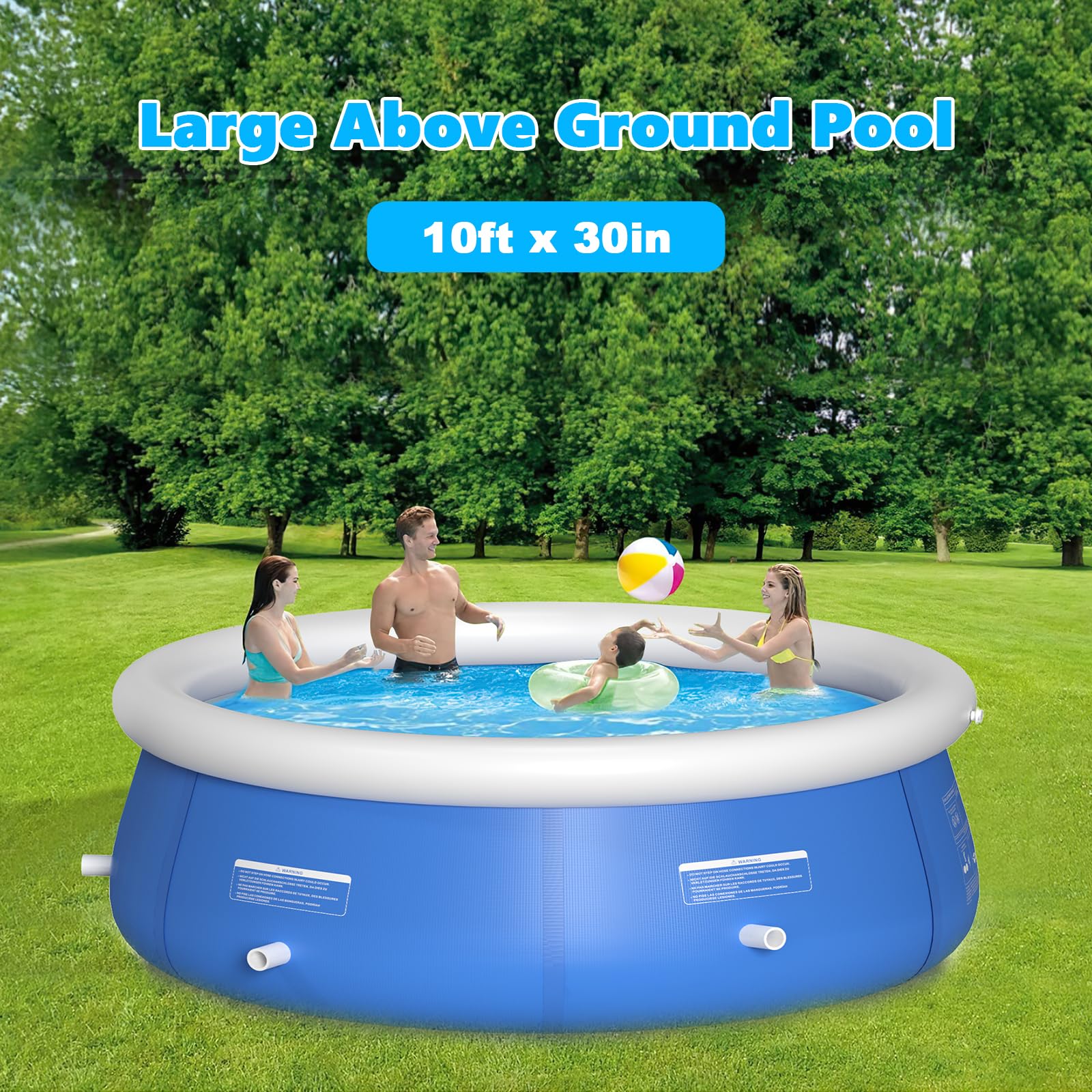 Intex Easy Set Pool Intex 10ft X 30in Easy Set, Quick Setup Above