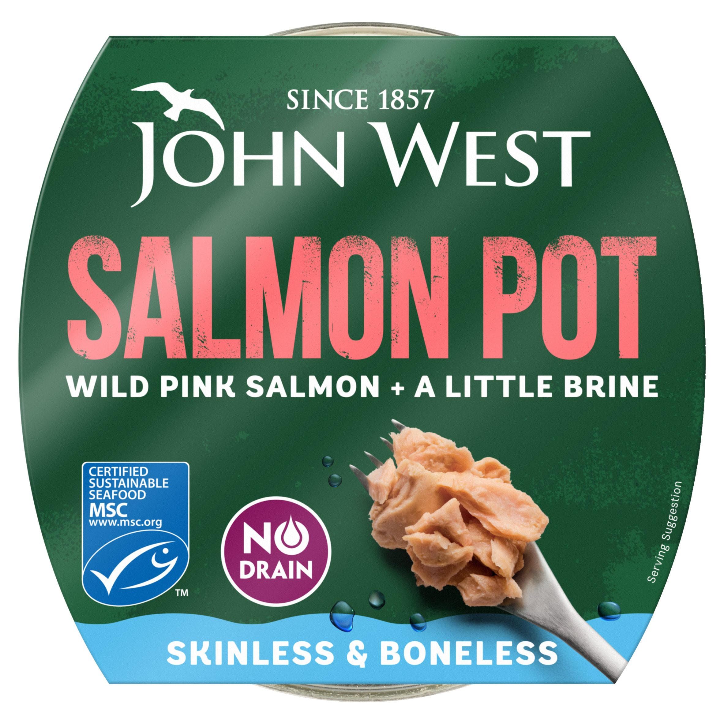 John West Pink Salmon Fridgepot, 80g
