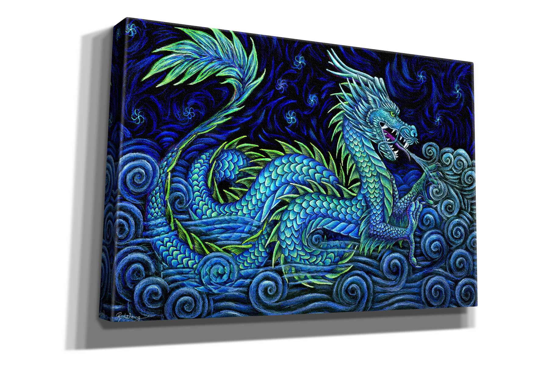 Amazon.com: Epic Graffiti 'Chinese Azure Dragon' by Rebecca Wang