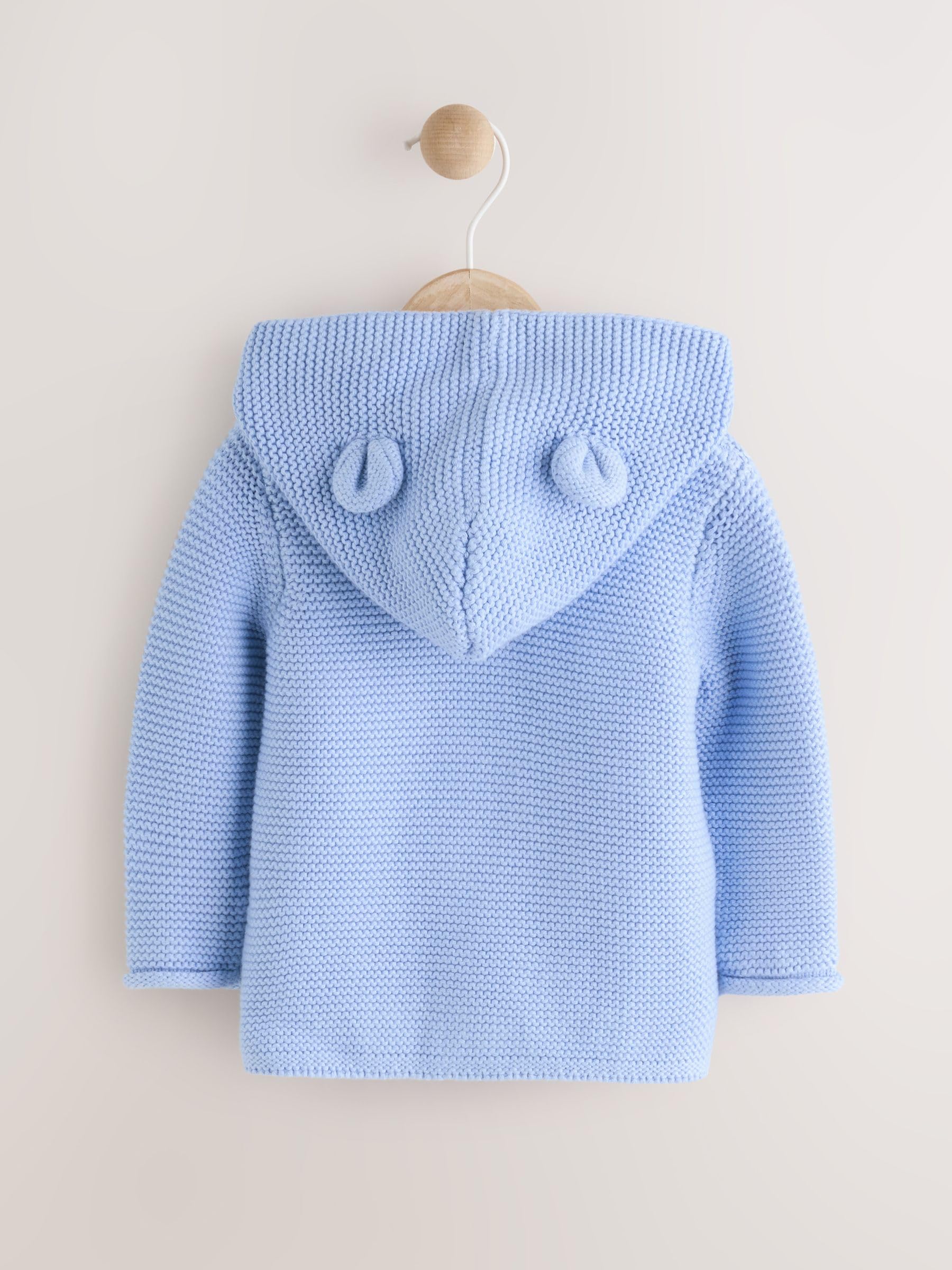 NEXT Bébé garçon Cardigan bébé en Maille Bleu 12 Mois-18 Mois