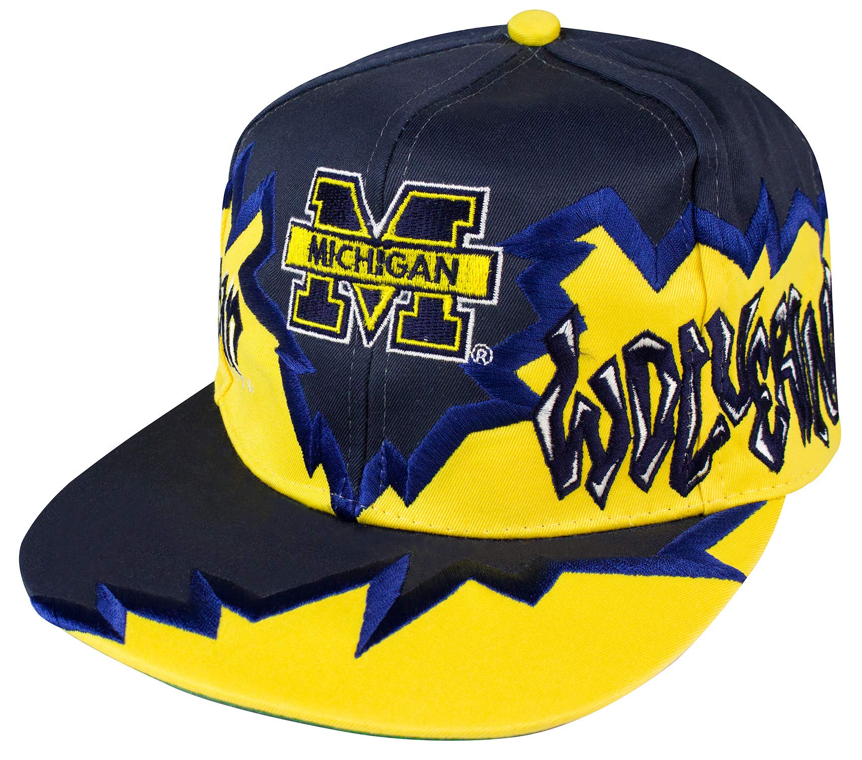 Drew Pearson Vintage Snapback Cap NOS Michigan Wolverines Multicolour