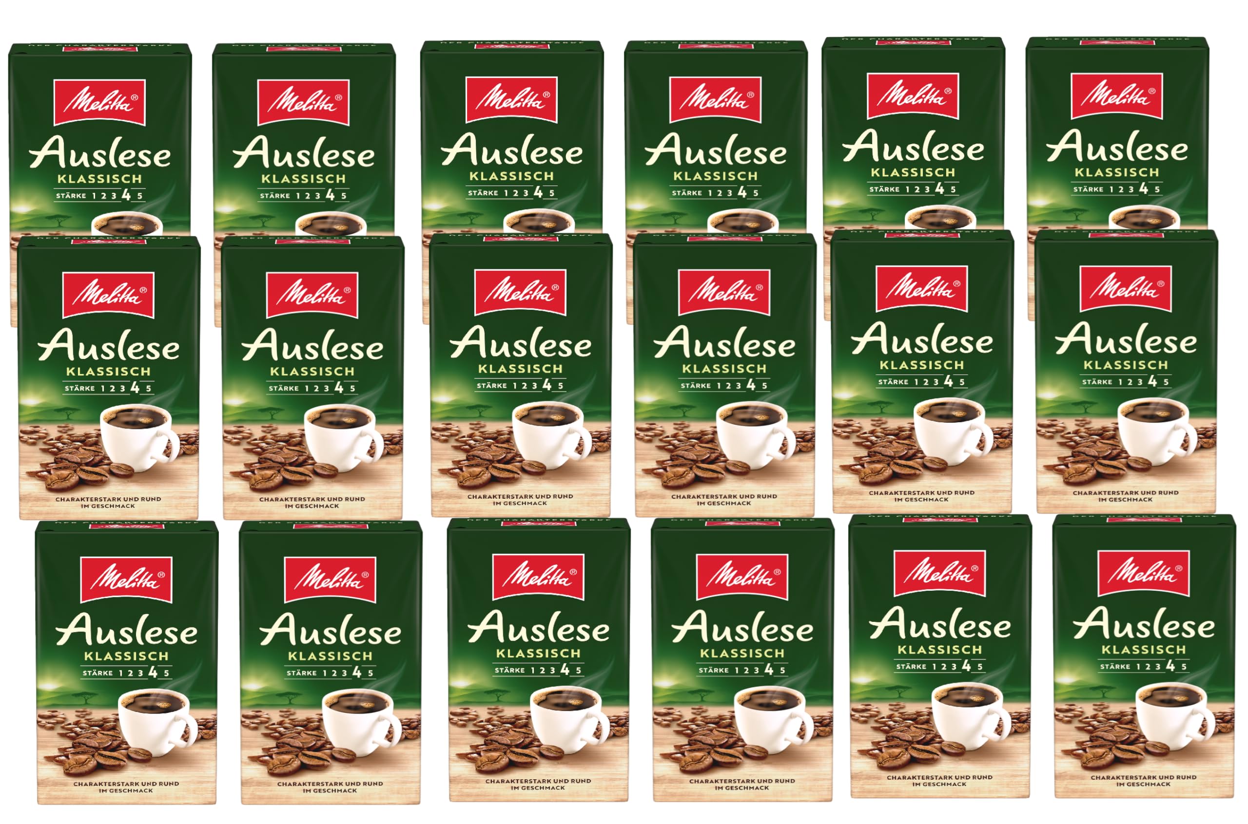 Melitta Auslese klassisch Filterkaffee 18x 500g (9000g) - Kaffee aus besten Anbaugebieten