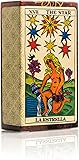 Fournier Español Baraja Tarot clásica de 78 Cartas, Color marrón, único...