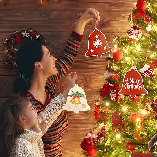 Miniatura 106 de Trébol de madera de gran tamaño de 7 pulgadas, adornos para el día de San Patricio para pintar, tréboles de madera en blanco en blanco, sin