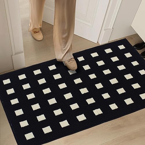 Miniatura 178 de GRANNY SAYS Felpudo para interiores, 32 x 48 pulgadas, antideslizante, tapete grande para puerta, tapete de bienvenida para exteriores, lavable