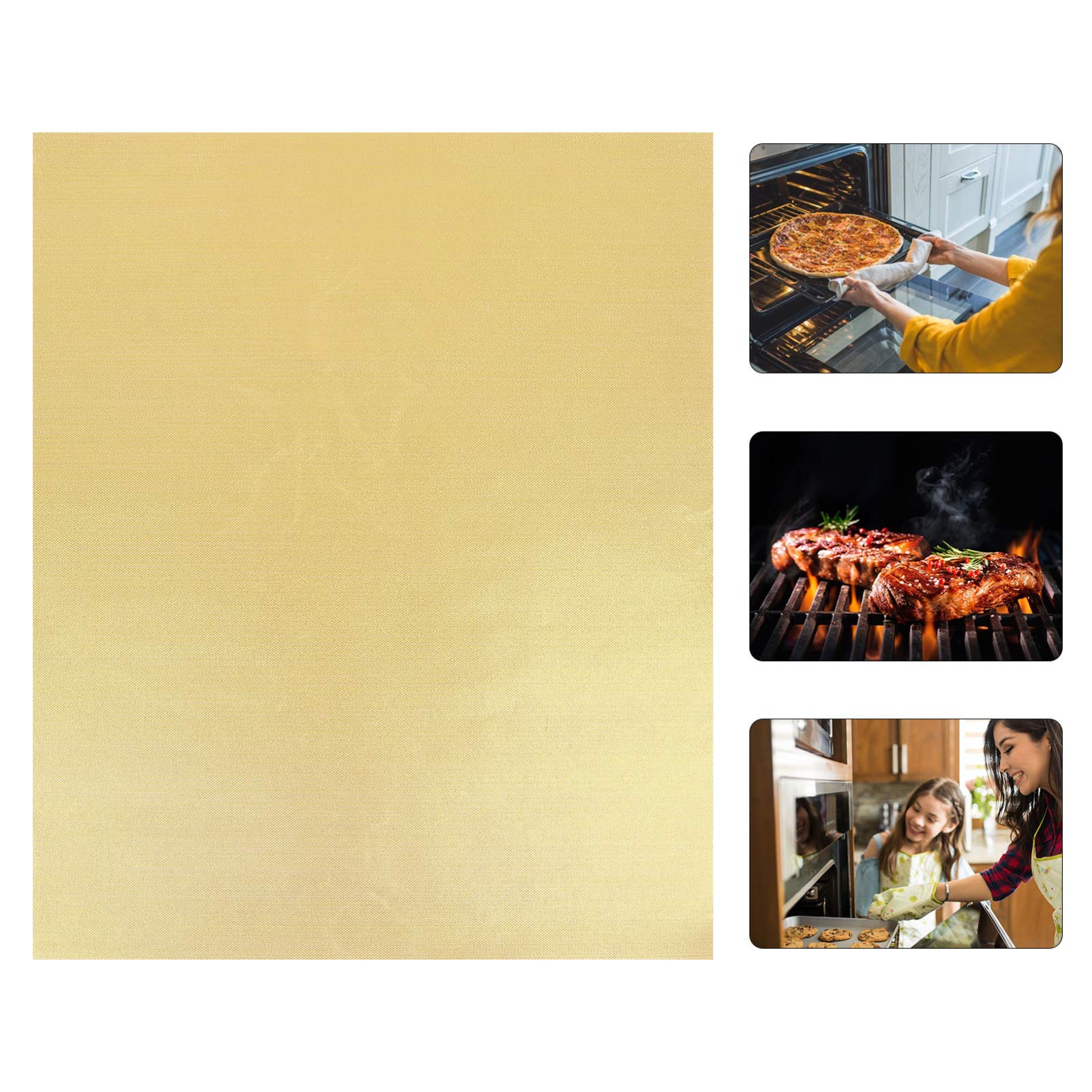 Mobestech 10piezas Esteras Para Hornear Reutilizables Antiadherentes y Resistentes Al Calor Alfombrillas De Barbacoa Para Cocinar y Verduras Para Hornos y Parrillas