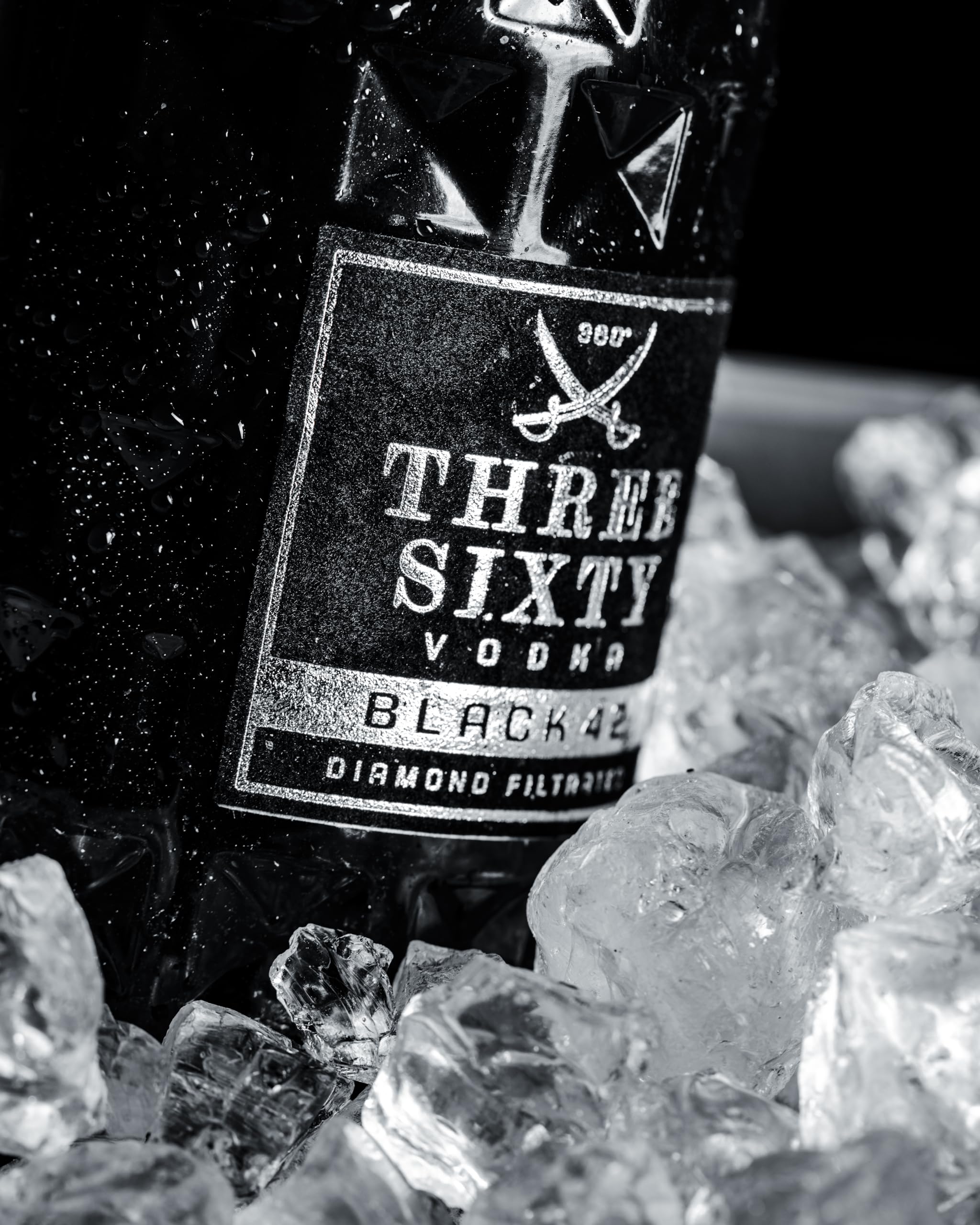 THREE SIXTY VODKA BLACK42 70cl.