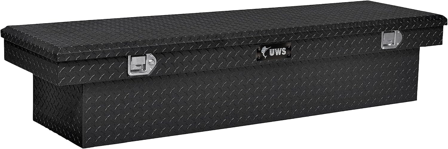 UWS EC10513 69-Inch Matte Black Heavy-Wall Aluminum Truck Tool Box, RigidCore Lid