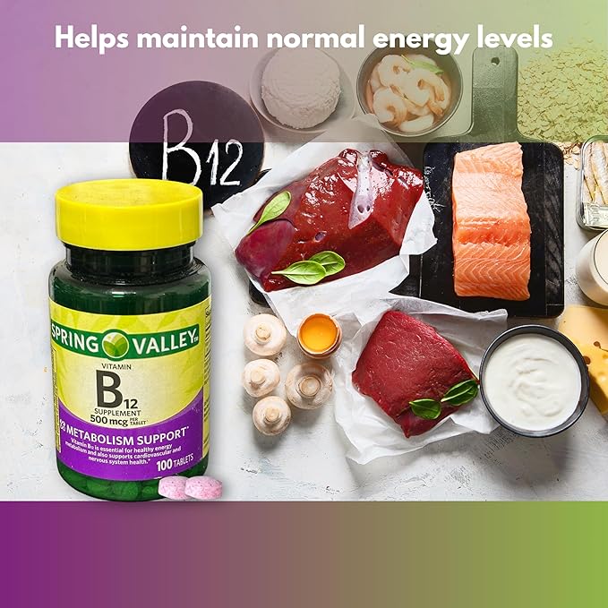 Vitamina B12 500mcg - 100 Tabletas miniatura 4
