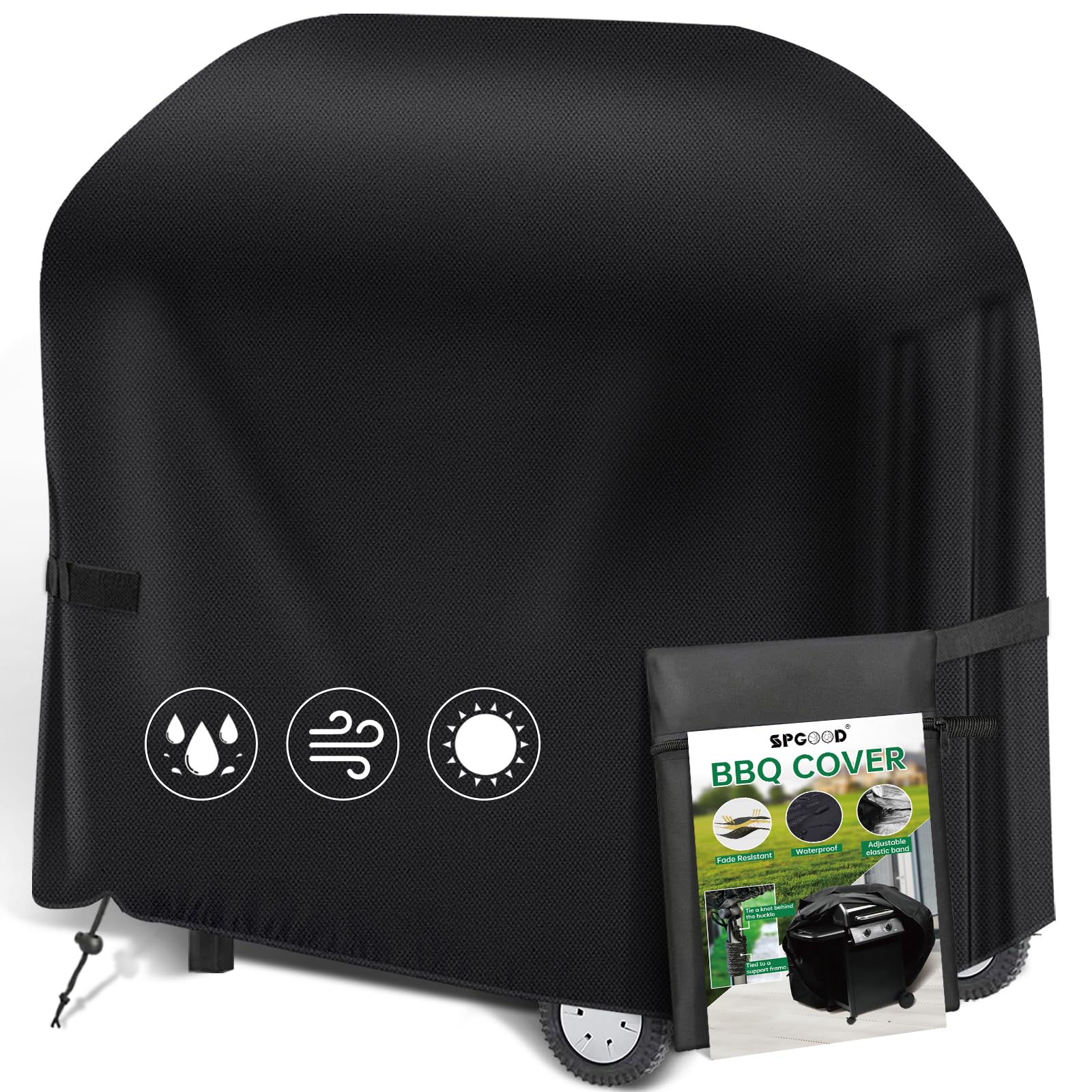Taille 145x61x117cm Housse De Protection Pour Barbecue 210D Oxford - Anti-UV, Imperméable, Anti-Vent - 145x61x117cm Housse Parasol Deporte 3x3