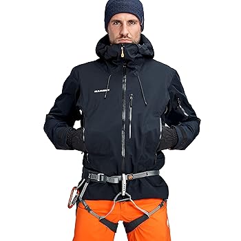 ジャケット・アウター MAMMUT Nordwand Pro Jacket Men Nordwand Pro HS Hooded Jacket - Men's, Arumita/Azurit, XXL