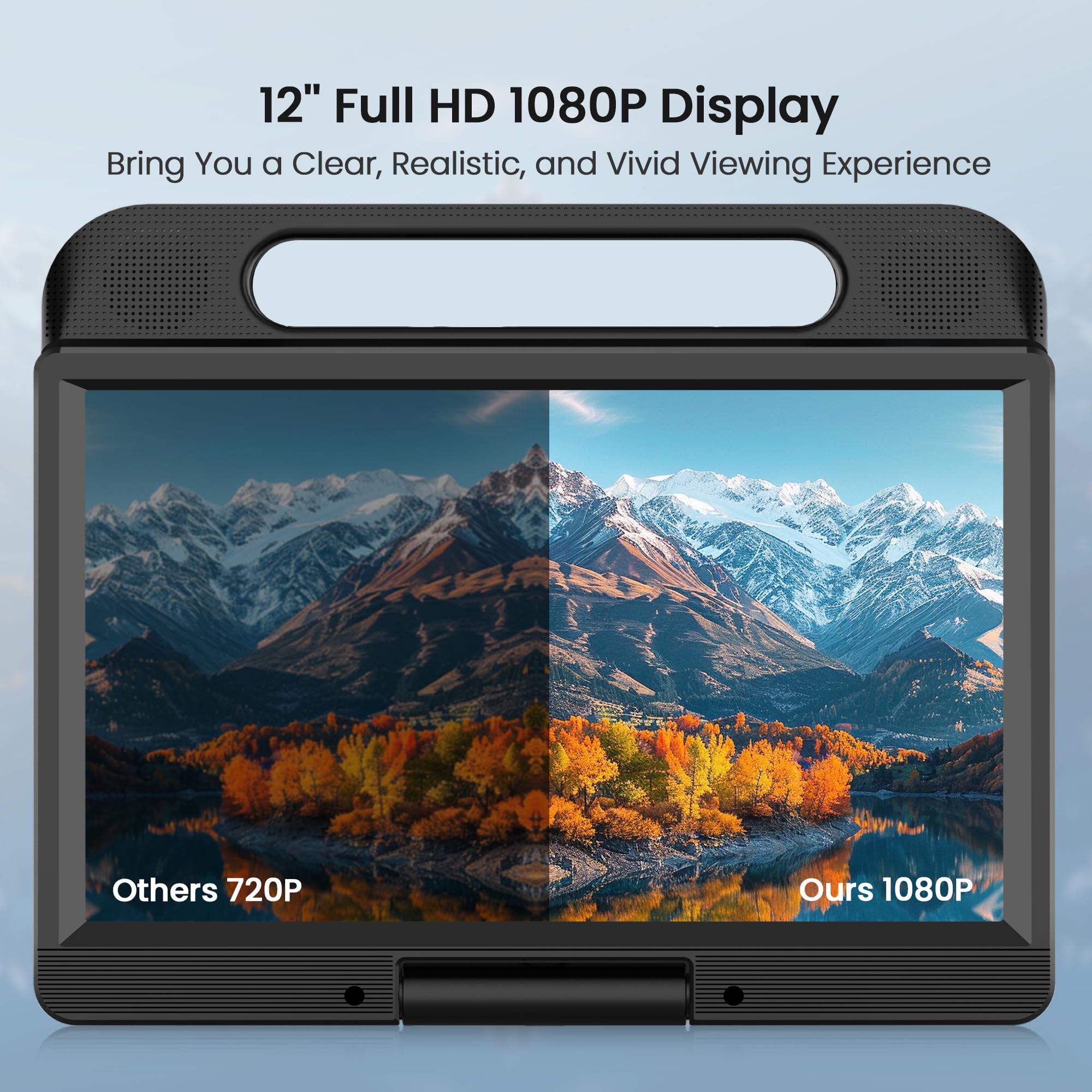 Amazon.com: FANGOR 13.3” Portable Blu-ray Player, 12” Full HD