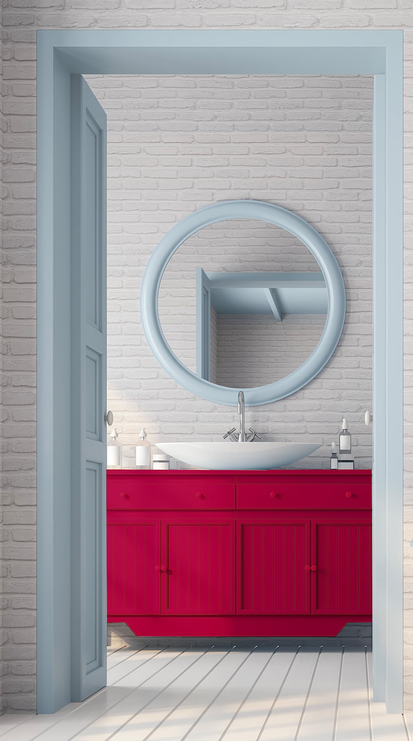 Pintura para muebles de cocina y baño a base de laca de poliuretano, aspecto satinado, Aqua PU Mono, 750 ml/7,5 m2.