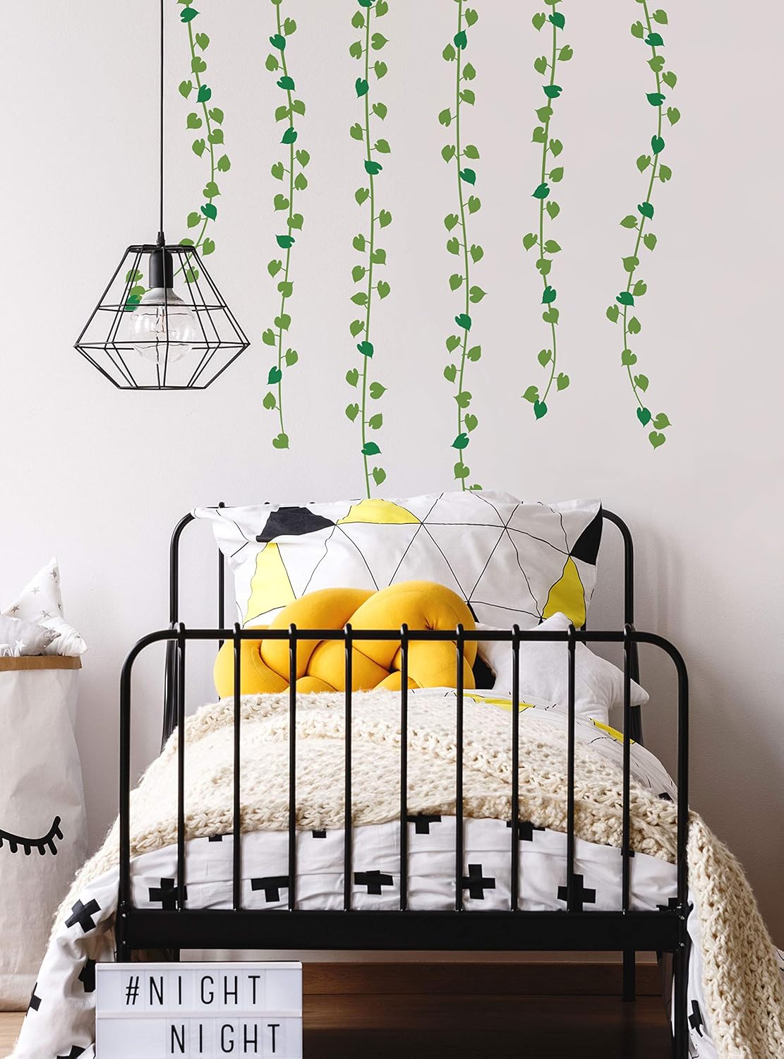 Hanging Vines Garland Wall Decal- by Simple Shapes® (Scheme C)