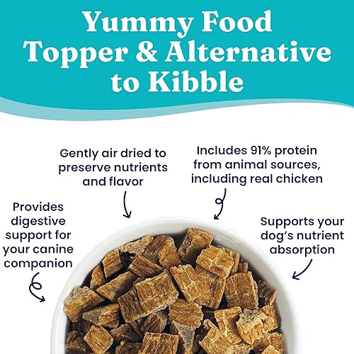 Miniatura 2 de Solid Gold Alimentos para perros secos al aire para los comedores quisquillosos, golosinas saludables para perros hechas con pollo real para servir