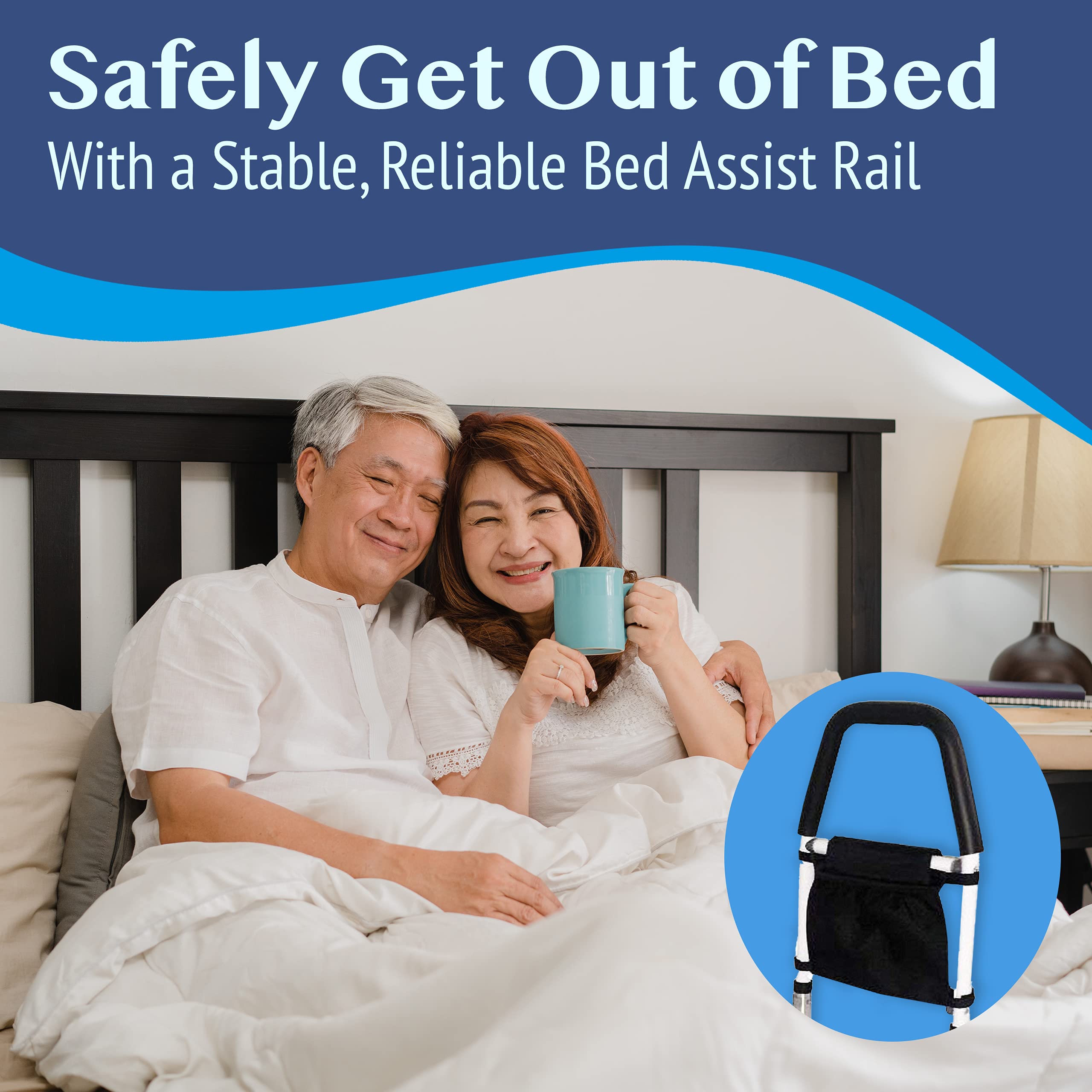 Medokare Bed Rail for Elderly Hospital Grade Safety Bed Rails for